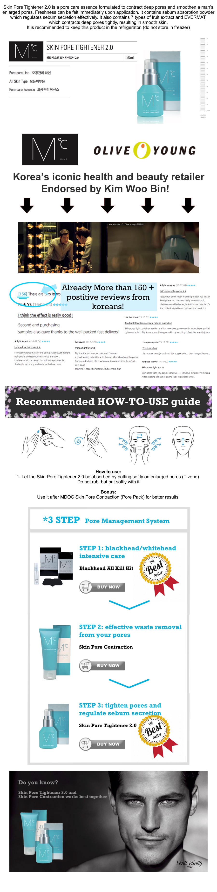 MdoC Skin Pore Tightener 2.0